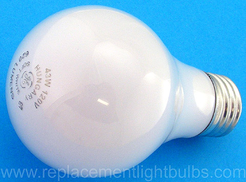 GE 43A/W/H/MSP 120V 43W E26 Medium Screw Base A19 620 Lumen Light Bulb Replacement Lamp