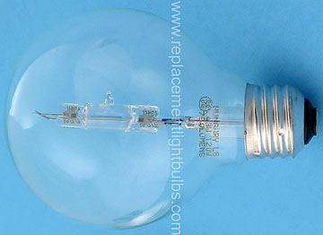 GE 43G25/H/CL 120V 43W Clear 750 Lumens G25 Globe Halogen Light Bulb
