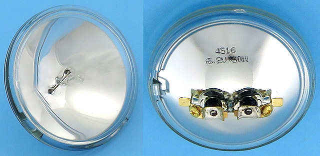 4516 6.2V 30W Halogen Sealed Beam Spot Lamp