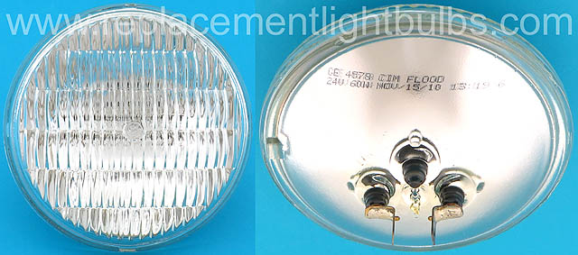 GE 4578 24V 60W CIM Flood Sealed Beam Light Bulb Replacement Lamp
