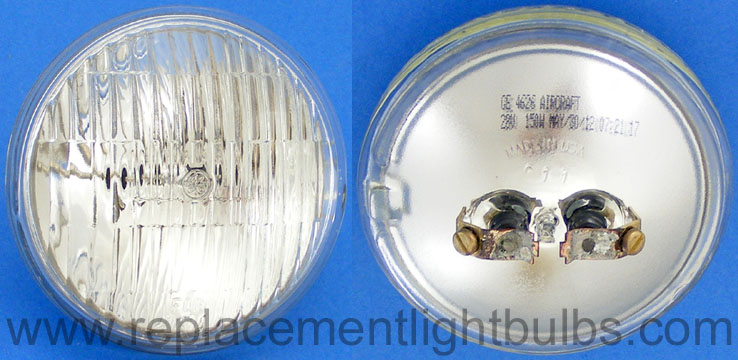 GE 4626 28V 150W Aircraft Fog Sealed Beam Lamp