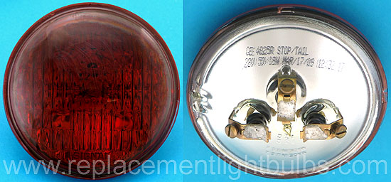 GE 4825R 28V 50/18W Red Sealed Beam Light Bulb Replacement Lamp