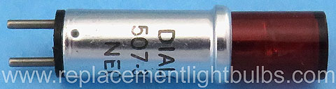 Dialco 507-3835 Neon Red Pilot Light Bulb