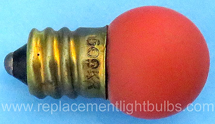 GE 509KR 24V .18A E12 G-6 Red Indicator Light Bulb