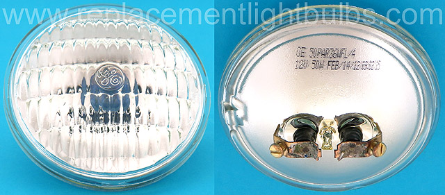 GE 50PAR36/WFL/4 12V 50W Wide Flood Light Bulb Sealed Beam Lamp