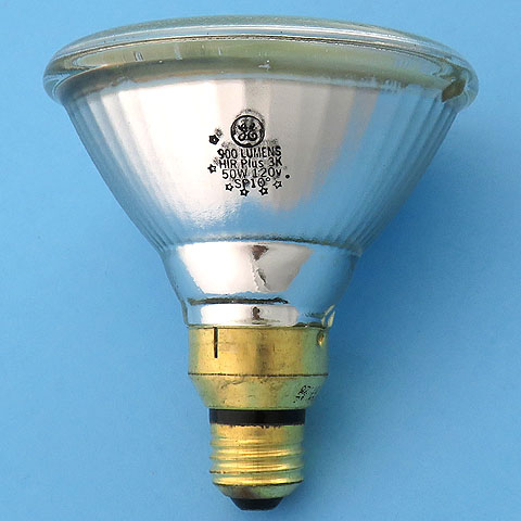 GE 50PAR/HIR/3K/SP10 50W 120V HIR Plus Beam Spot Lamp 900 Lumens Light Bulb