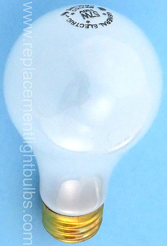 GE 57A/IF 57W 130V A19 Inside Frosted Proline Replacement Light Bulb