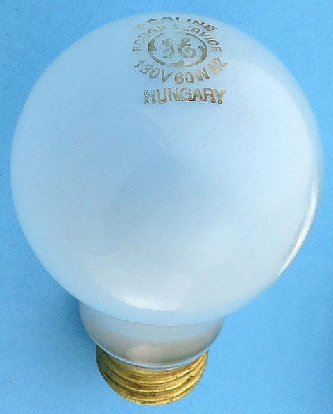 GE Proline 60A19/RS 130V 60W Rough Serivce Frosted Light Bulb