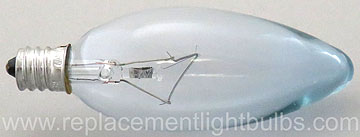 GE 60BC/RVL 120V 60W E12 Candelabra Screw Base Reveal Glass Light Bulb