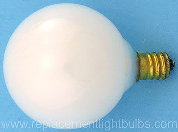 Abco 03840 60G16.5 60W 120V White Globe Light Bulb