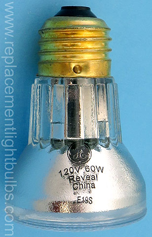 GE 60PAR16/FL/RVL 120V 60W Halogen PAR16 Reveal Light Bulb