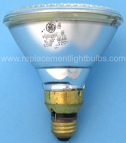 GE 60PAR/FL/HIR 120V 60W FL 30 Flood Halogen IR Light Bulb