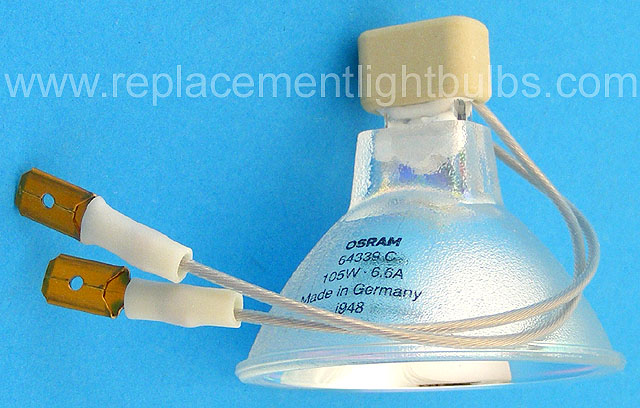 64339C 6.6A 105W MR16 Wire Leads Male Connectors Airport Airfield Replacement Light Bulb Osram Donar