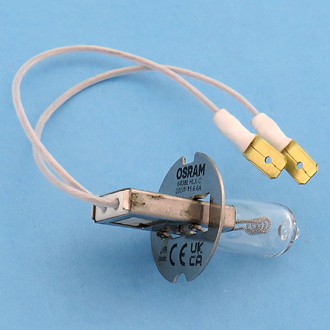 Osram 64382 HLX-C 6.6A 200W PK30d Male Spade Connectors Light Bulb Lamp