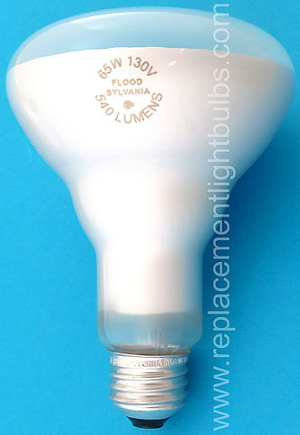 Sylvania 65BR30/DL Double Life 120V 65W Indoor Flood Reflector Light Bulb