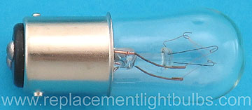 6S6DC 75V 6W Double Contact Bayonet Light Bulb