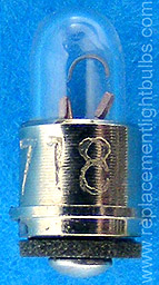 718 5V .115A Sub-Midget Flanged Base Replacement Light Bulb