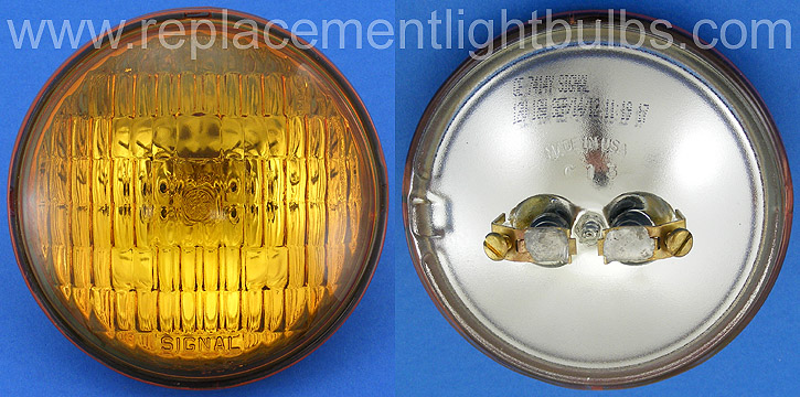 GE 7414Y Yellow 12V 18W PAR36 Sealed Beam Signal Lamp