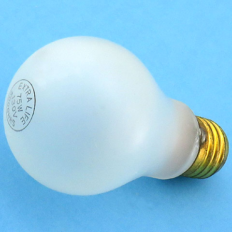 Westinghouse 75A19/TS 130V 75W Toughshell Shatter Proof Light Bulb