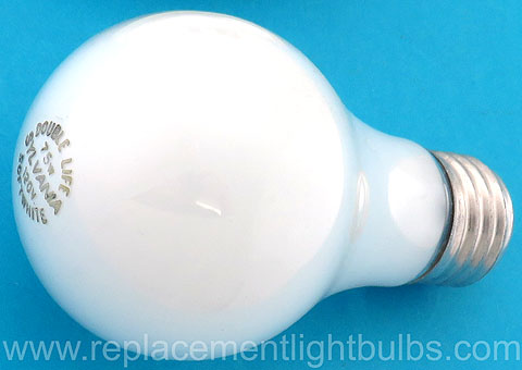 Sylvania 75A/DLSW 75W 120V Double Life Soft White Light Bulb