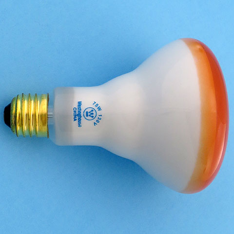 Westinghouse 75BR30/A/FL/130 75W 130V Amber Reflector Flood Light Bulb