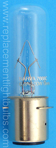 Narva 7668C 6.6A 100W P28s Airport Lamp