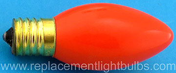 7C9O 7C9CO 7C9 130V 7W E17 Ceramic Orange Light Bulb