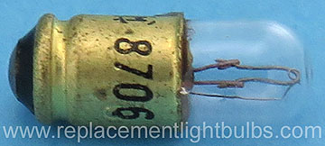 8706 6V .2A Midget Grooved Light Bulb