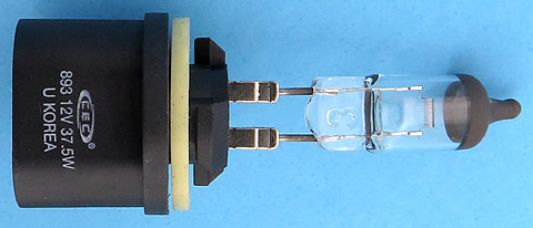 893 12.8V 12V 37.5W 75CP PG13 Halogen Automotive Fog Driving Light Bulb