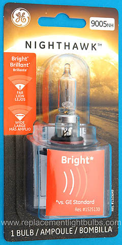 GE 9005 NH 9005NH HB3 DOT 12V 60W Replacement Auto Headlamp High Beam Light Bulb