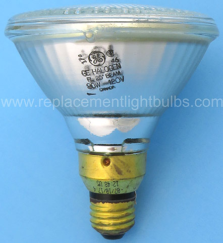 GE 90PAR/H/FL25 120V 90W PAR38 Halogen FL 25 Beam Flood Lamp Light Bulb