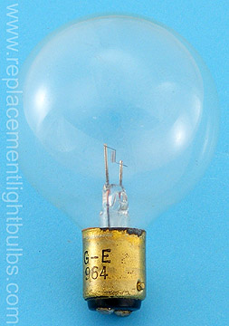 GE 964 6V 5A 30W BA15d G16.5 Light Bulb