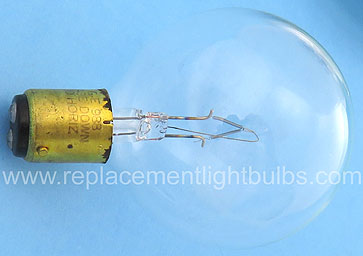 GE 988 28V 2.05A 57.4W BA15d G16.5 Light Bulb