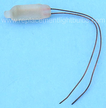 A9AB NE-2E4 Neon Wire Leads 100K Resistance Required Frosted Light Bulb