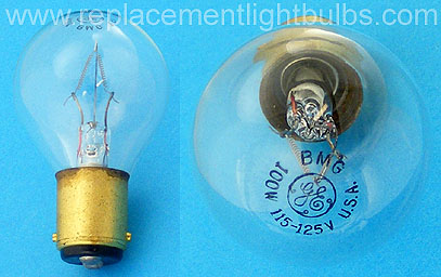 BMG/BMH 120V 100W Double Contact Bayonet S11 Clear Light Bulb