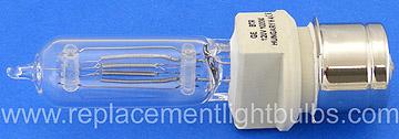 GE BTR Q1000/T7/4CL/2P 120V 1000W Lamp, Replacement Light Bulb