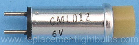 CML 012 CML012 6V .04A Cloudy Clear Pilot Light Bulb