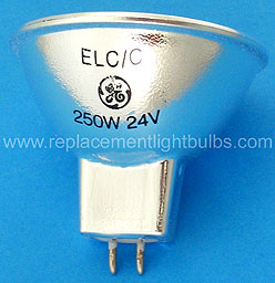 GE ELC/C 24V 250W MR16 Enlarger Printer Replacement Light Bulb
