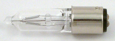 thumbnail image 2 of Optech 64475/64485 T4 Halogen Lamp Bulb – 100W 120V BA15d Clear, Soft White 2700K 2 of 5