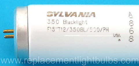 Sylvania F15"T12/350BL/500/PH 350 Black Light Light Bulb Replacement Lamp