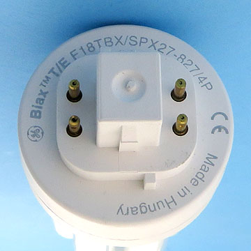 GE 18W F18TBX/SPX27-827/4P Light Bulb Lamp