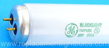 F20T12/BL 20W Blacklight Black Light Fluorescent Light Bulb, Replacement Lamp