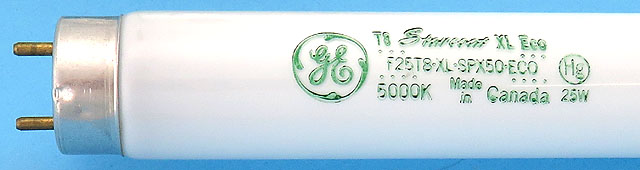 GE F25T8/XL/SPX50/ECO 25W 5000K T8 Starcoat Eco Light Bulb Lamp