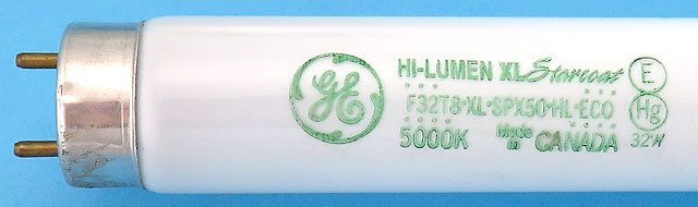 GE F32T8/XL/SPX50/HL/ECO 5000K 32W 4' Starcoat Hi-Lumen Lamp Light Bulb