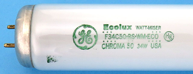 GE F34C50/RS/WM/ECO Ecolux Watt-Miser Chroma 50 34W Light Bulb Rapid Start Lamp