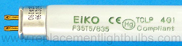Eiko F35T5/835 3500K 35W 57 Inch Fluorescent Lamp, Light Bulb