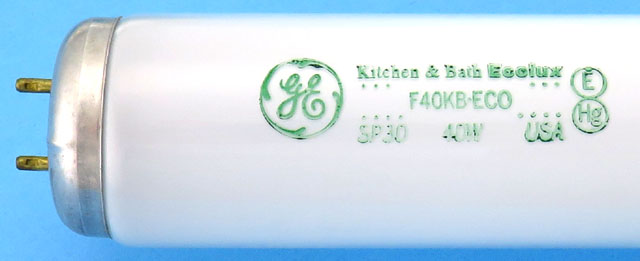 General Electric GE F40KB/ECO 40W Kitchen and Bath 3000K Ecolux Light Bulb Lamp