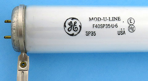 GE Mod-U-Line F40SP35-U-6 40W SP35 3500K Soft White USA Light Bulb