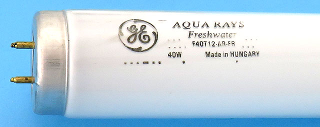 GE F40T12/AR/FR Aqua Rays Freshwater 40W 4000K Light Bulb Lamp