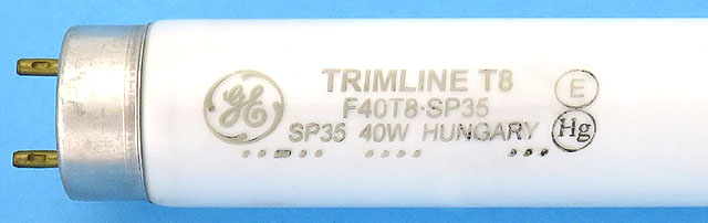 General Electric GE F40T8/SP35 40W 3500K Trimline T8 Light Bulb Lamp